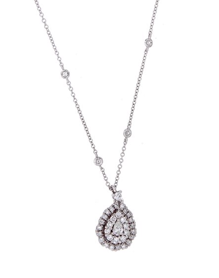 Collier Golay Femme in Or blanc Diamante 0.53 Ct PCT005DI 0.53 F VS - PCT005DI 0.53 F VS
